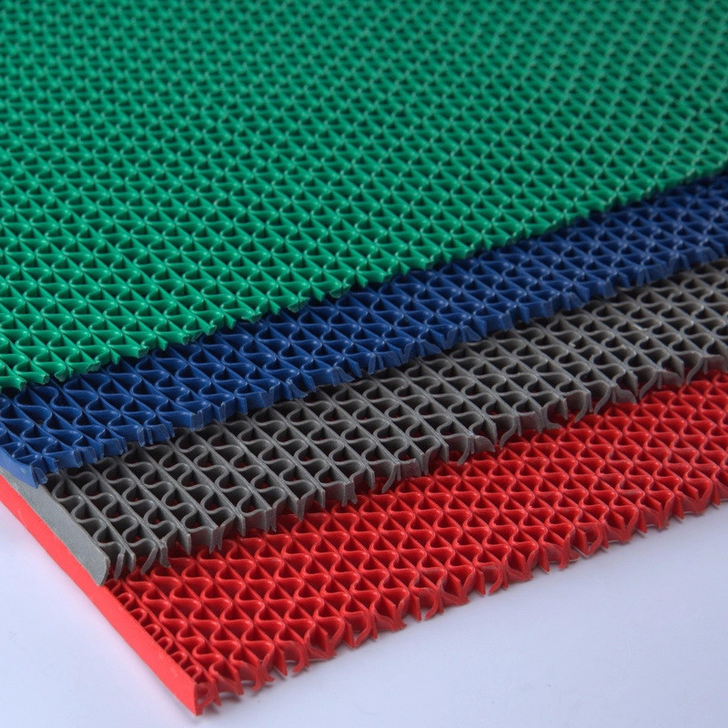 Big Hole Top Quality 100% PVC Drainage Hollow out Floor Mat Used for Swimming Pool/Bath Room/Kitchen Room