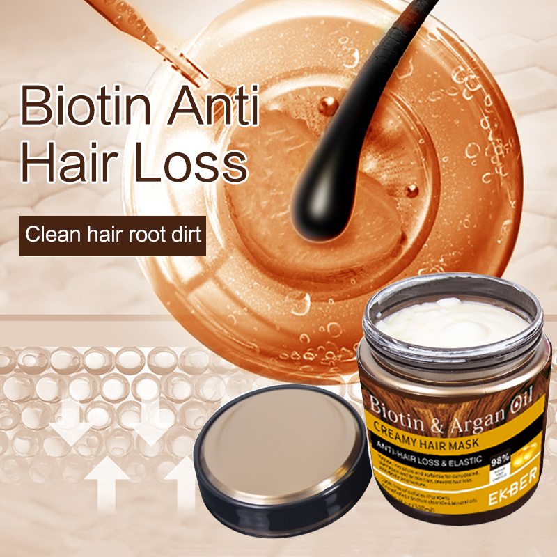Organic Argan Oil Collagen Care Steaming Hair Mask Treatment for Dry Damaged