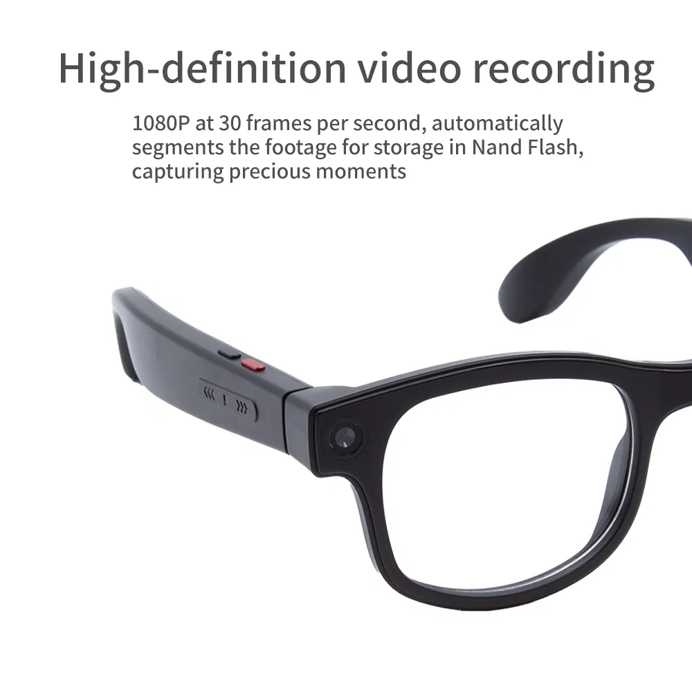 2025 Aimb-G1 Smart Glasses Ai Translator Antil-Blue Intelligent Sunglasses Bt with 8MP Camera and Video Gift Set