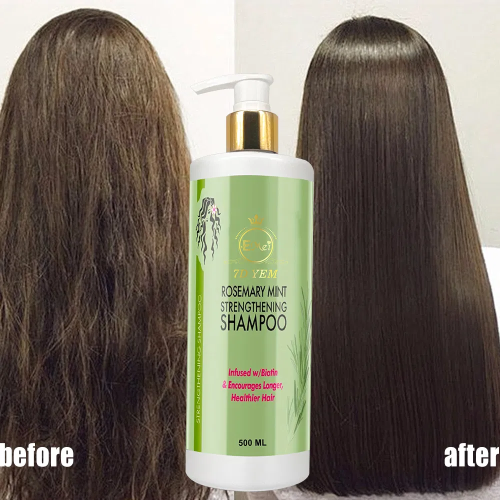 OEM Private Brand High Quality Natural Hair Care Hair Induction Cleaning Nourishing Organic Enhanced Rosemary Mint Shampoo