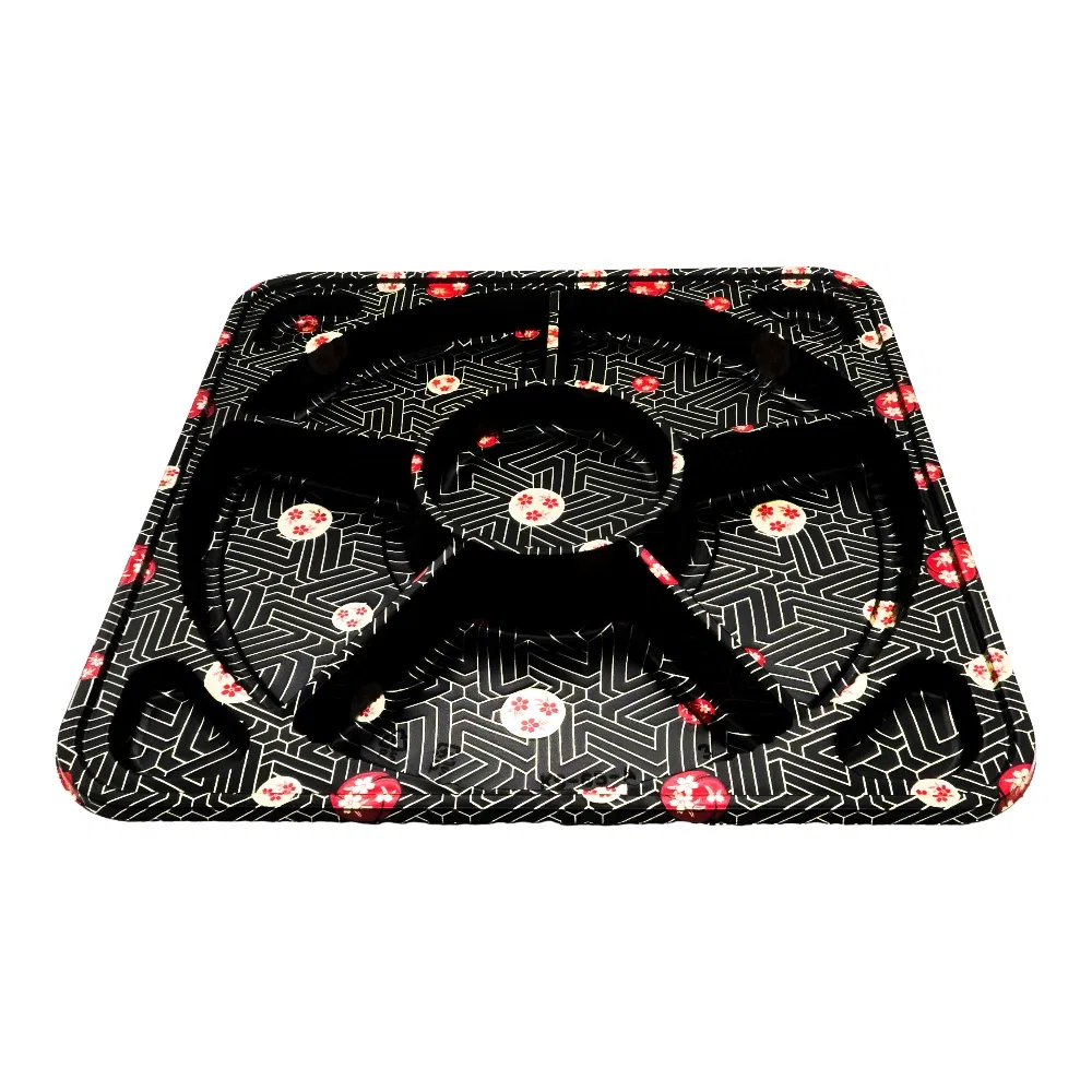 14inch Disposable Plastic Food Packaging Container 7 Divide Party Trays