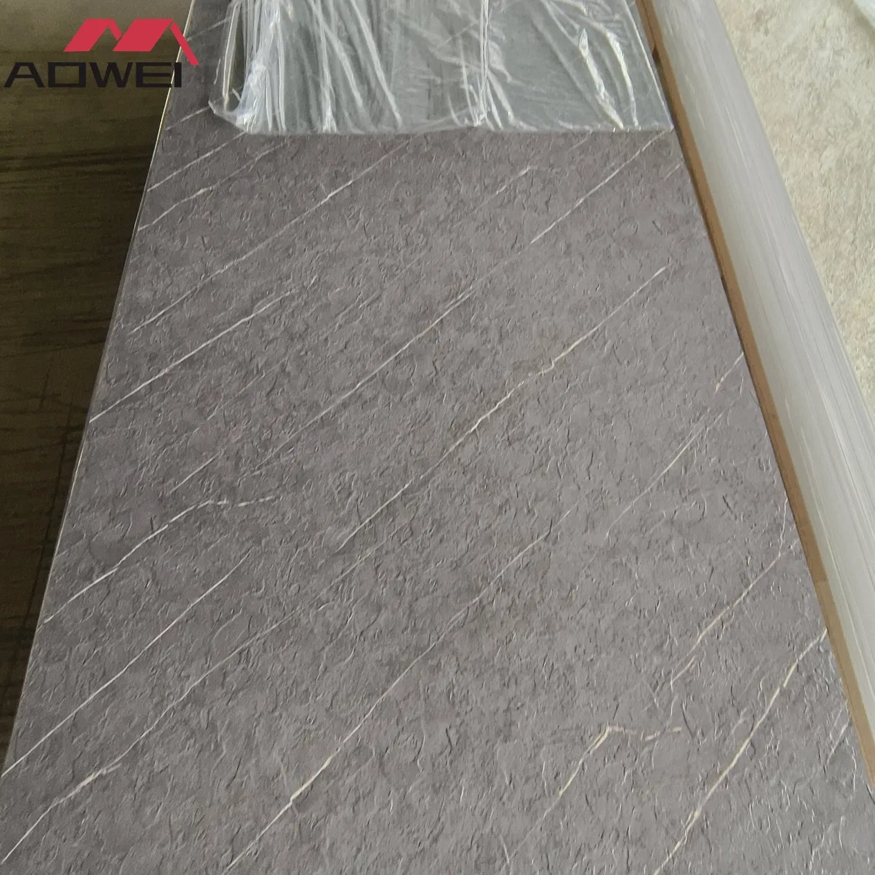 Building Decoration-Material PVC Wall 3D Marble Sheet Glossy WPC Panel for Home