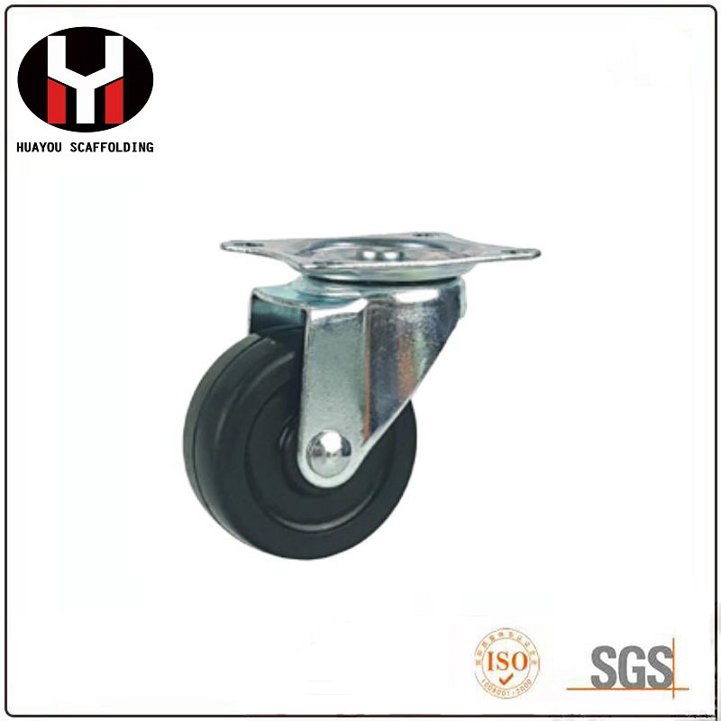 Whloesale Sale Balling Bearing Cast Iron Factory Price Swivel Castors with PU Polyurethane Wheel