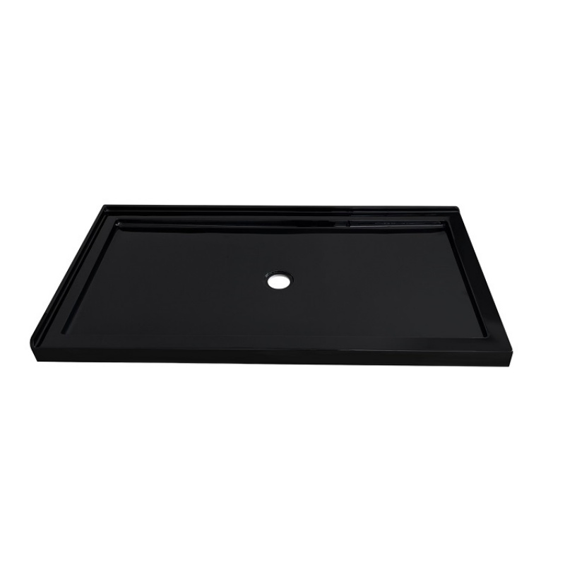 1220X813X95mm Right Double Threshold Rectangle Waterproof Acrylic Shower Base