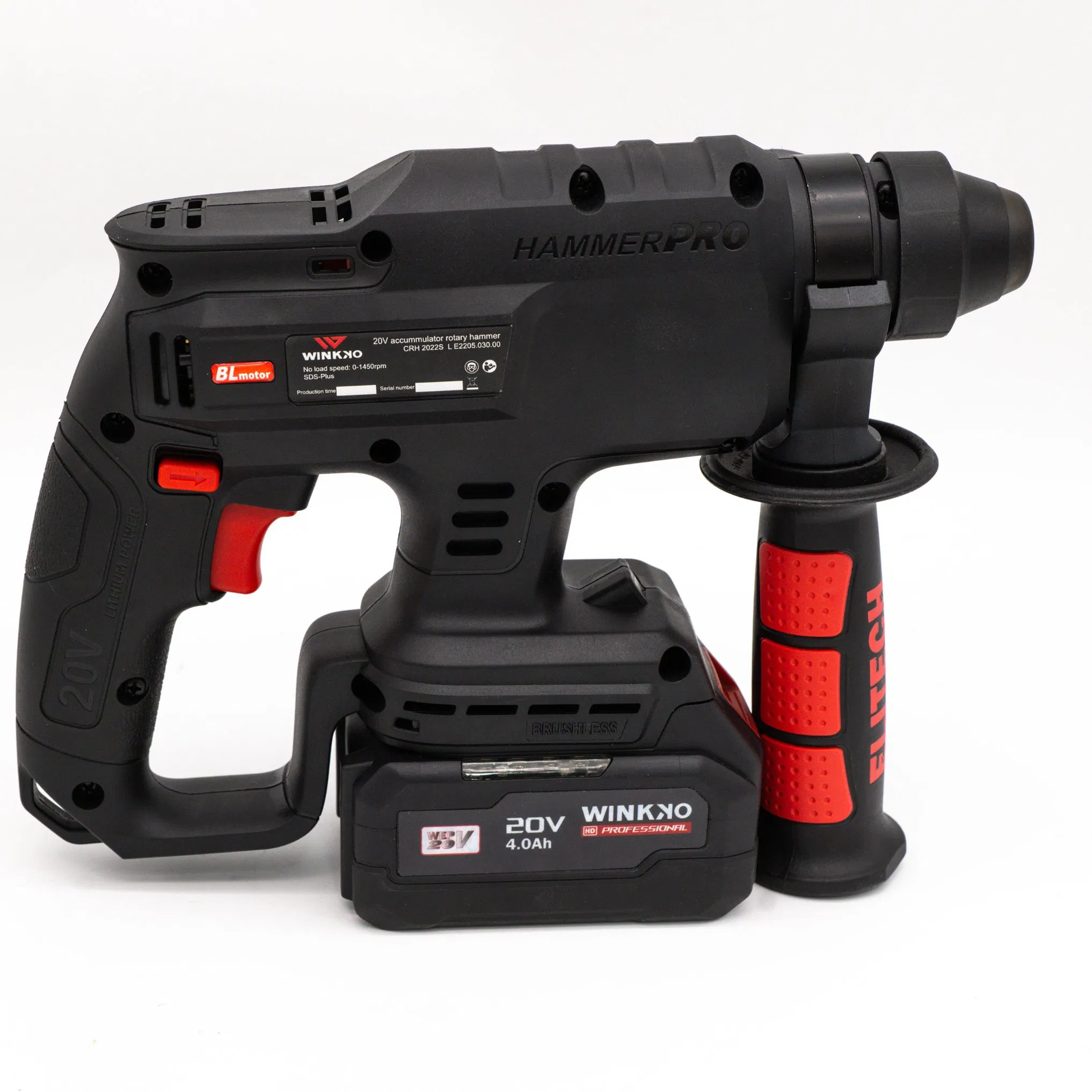 Аккумуляторный перфоратор Winkko HRH201BL, 850Вт