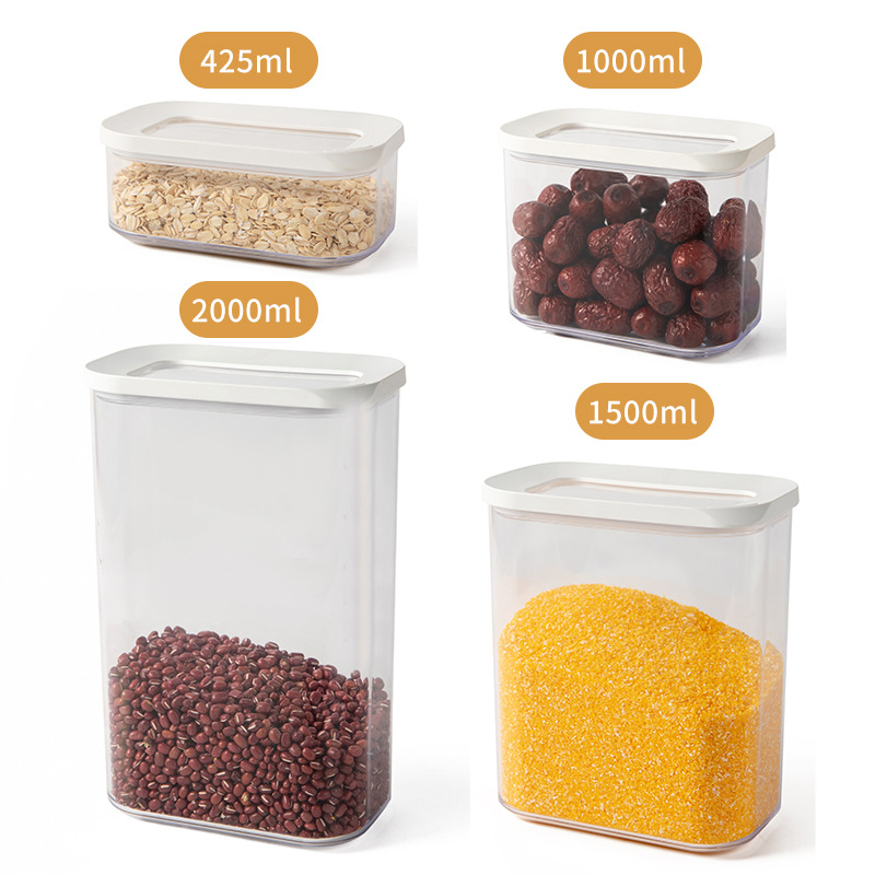 Набор прямоугольных контейнеров для еды 4 шт