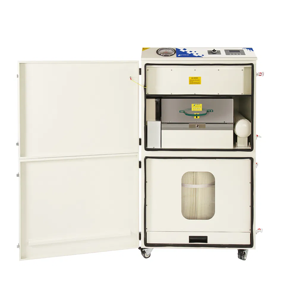 Pure-Air PA-1500TS-LT-IQ Fume Extractor System Design For 1390 CO2 Laser Cutting Leather