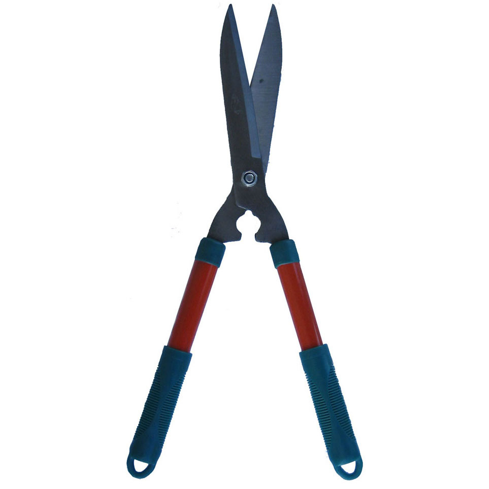 Light Yellow Color Plastic Aluminium Tube Handle Hedge Shear