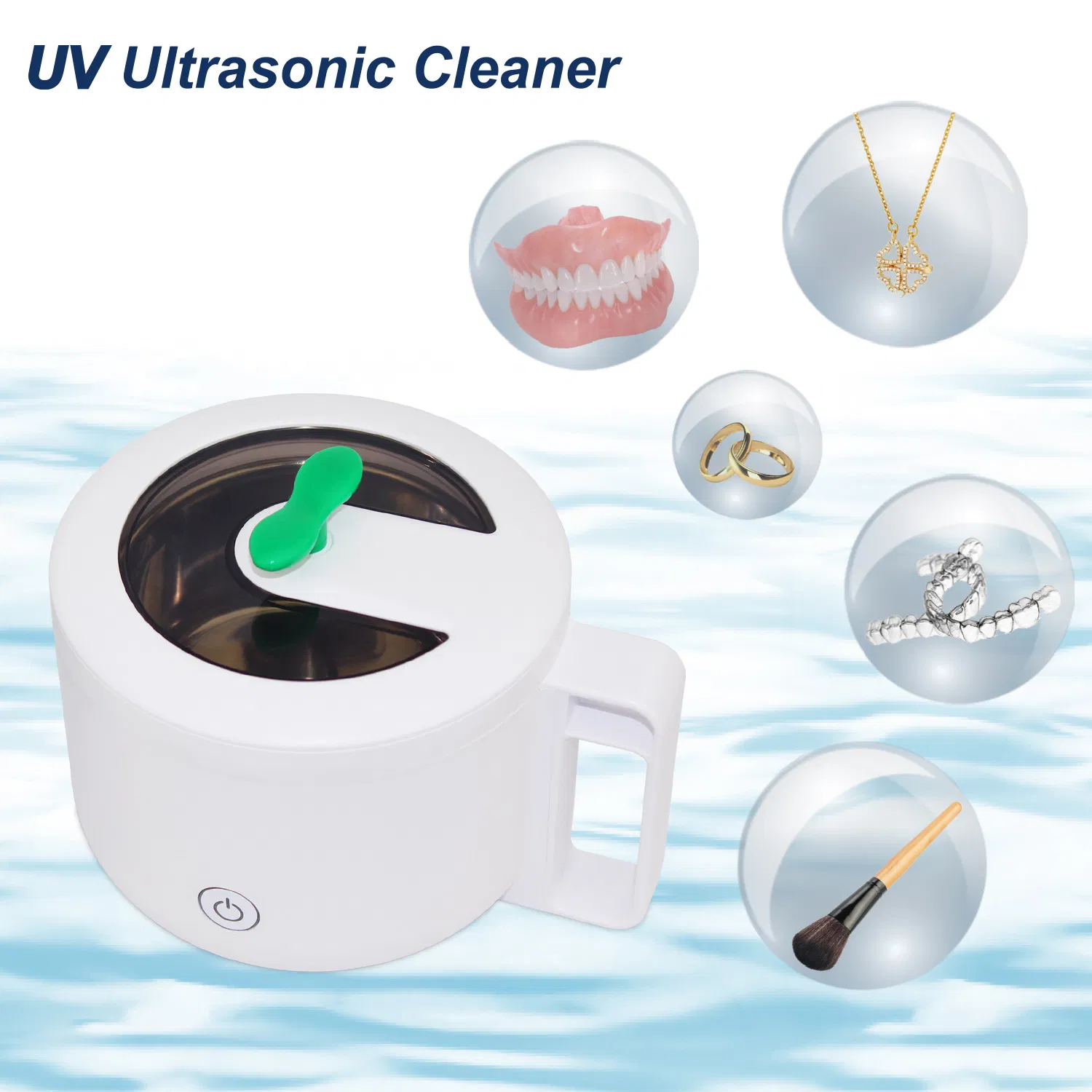 High Frequency Vibration Wash Cleaner Jewelry Glasses Watch Ring Dentures Ultrasonic Cleaning