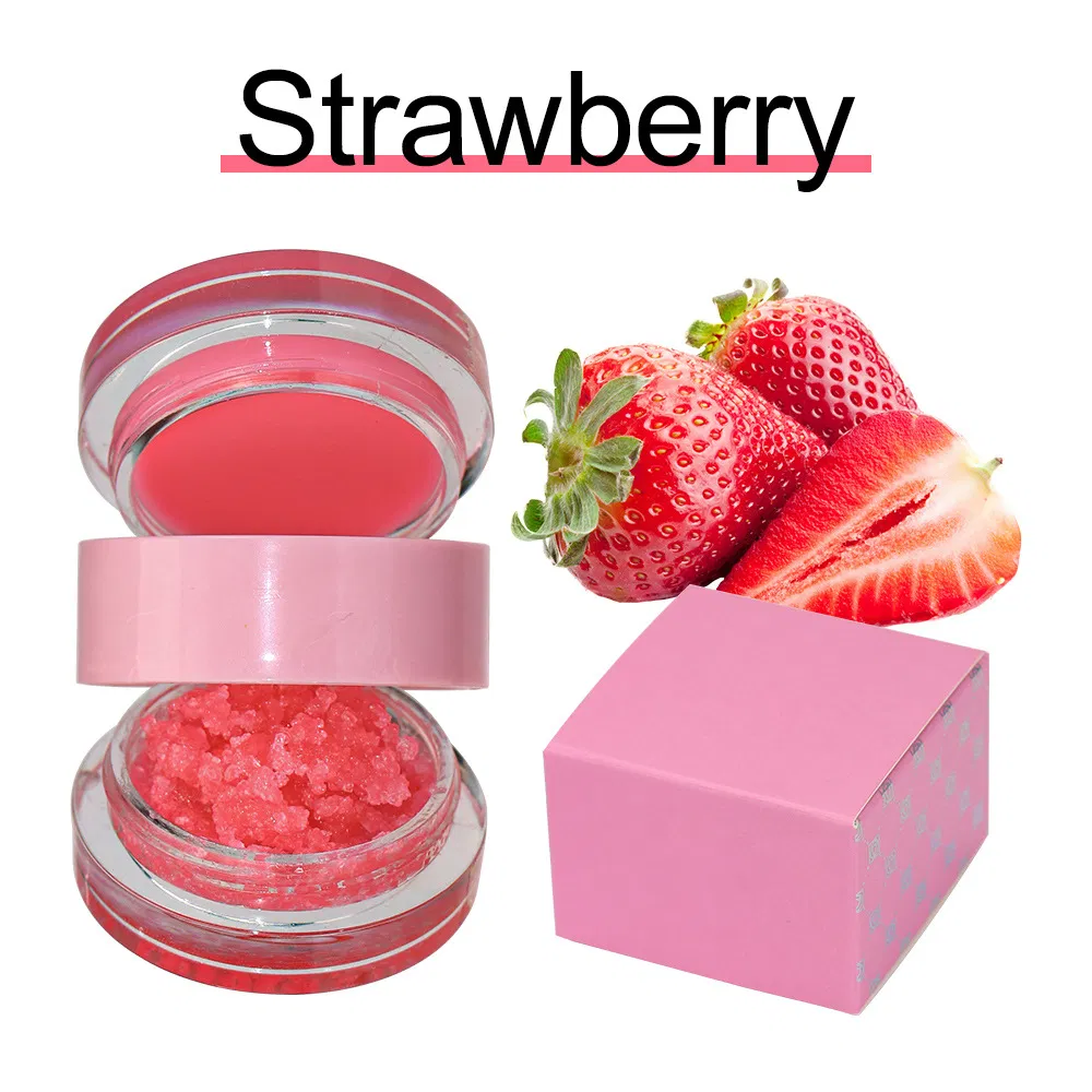 Organic Vegan Lip Mask and Scrub with Custom Logo