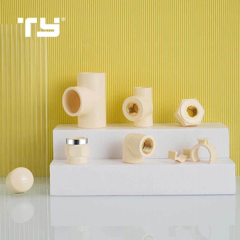 High Pressure CPVC DIN Standard Pipe Tube Fittings Equal Tee