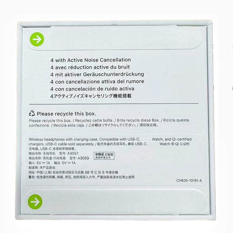 Original Bluetooth Headphone Anc Pods PRO 4 Gen4 Headset Earphone for iPhone Accessories