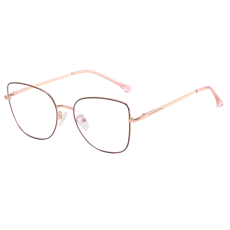 Spring Leg Cat Eye Eyeglasses Frames Eyewear Womens Thin Elegant Optical Spectacle