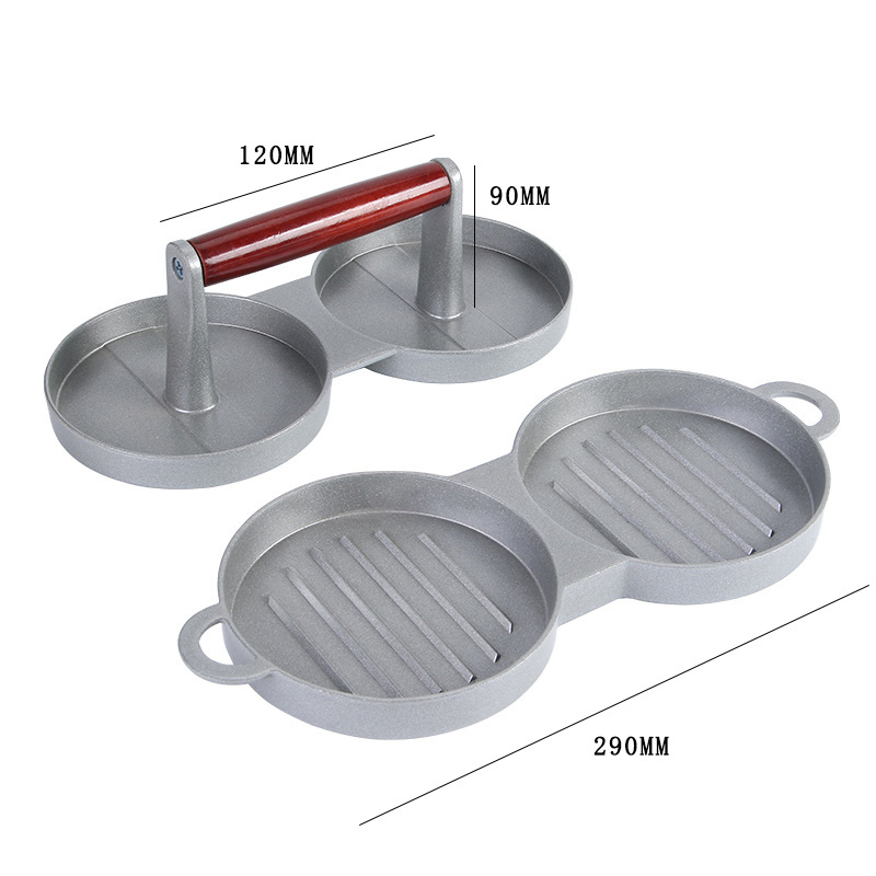 Hamburger Press Patty Maker Burger Press Tool Non-Stick Hamburger Mold Meat Beef Cheese Veggie Burger Maker for Grill Griddle BBQ Barbe