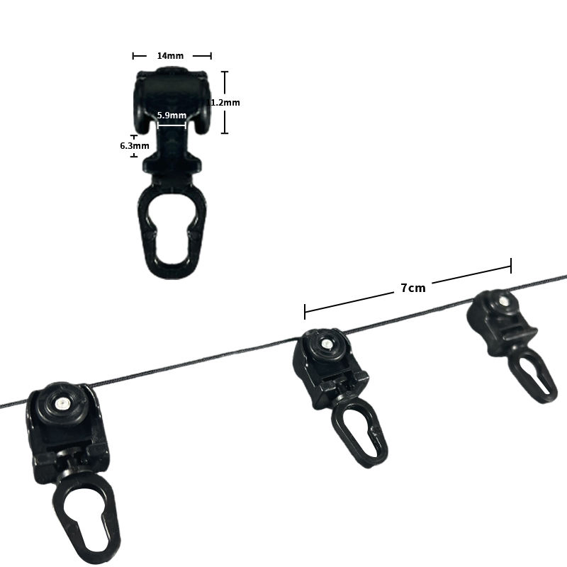 Manufacturers Modern Curtain Accessories Motorized Wave Track Runners