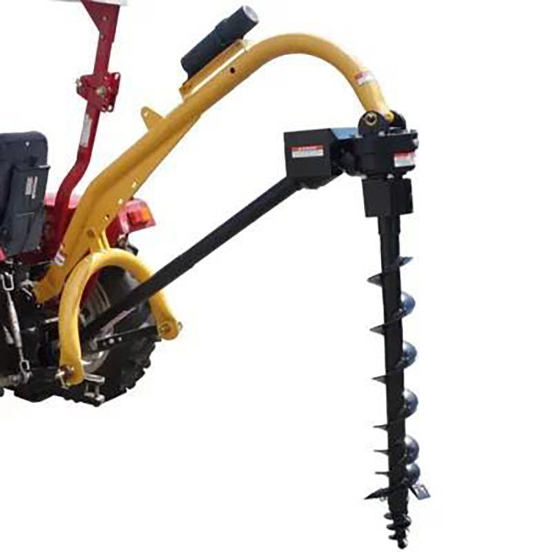 China Brand Tractor Post Hole Digger Machine Manufacturer Industrial Pole-Star 650 Tractor-Mounted 3-PT Post Hole Digger W/Optional Auger Combos