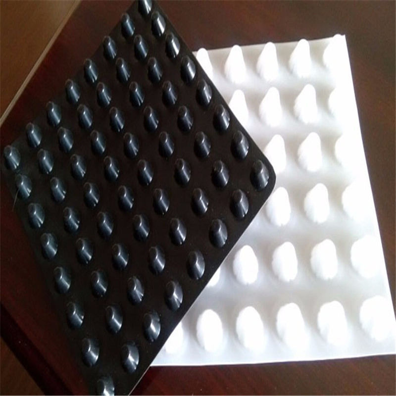 HDPE LDPE Plastic Dimpled Waterproofing Drainage Board for Roof Garden