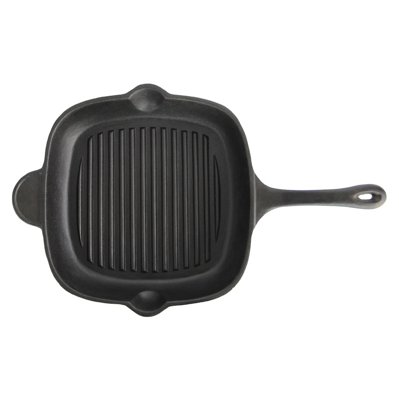 Cast Iron Classic Square Gas Stove Grill Pan