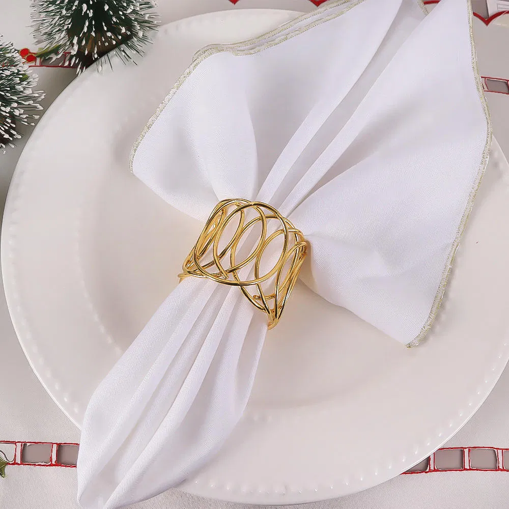 Napkin Ring Western-Style Hotel Wedding Banquet Table Set with FDA