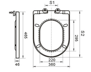 Quick-Install Soft-Close Toilet Seat Cover - Durable PP Material for Hotel & Home Use
