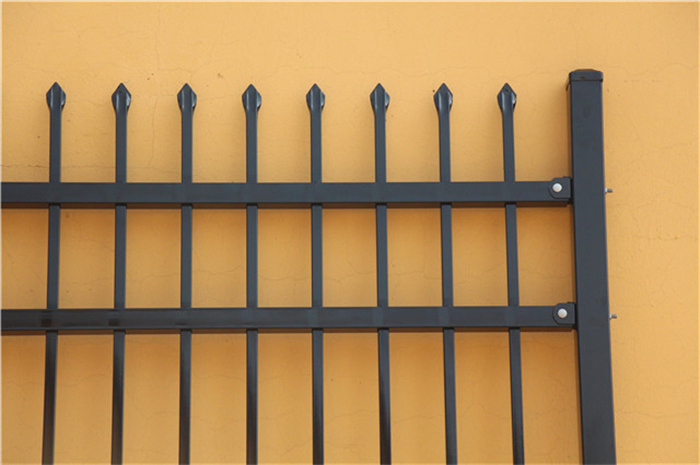 Metal Powder Coated Steel Garden Fence