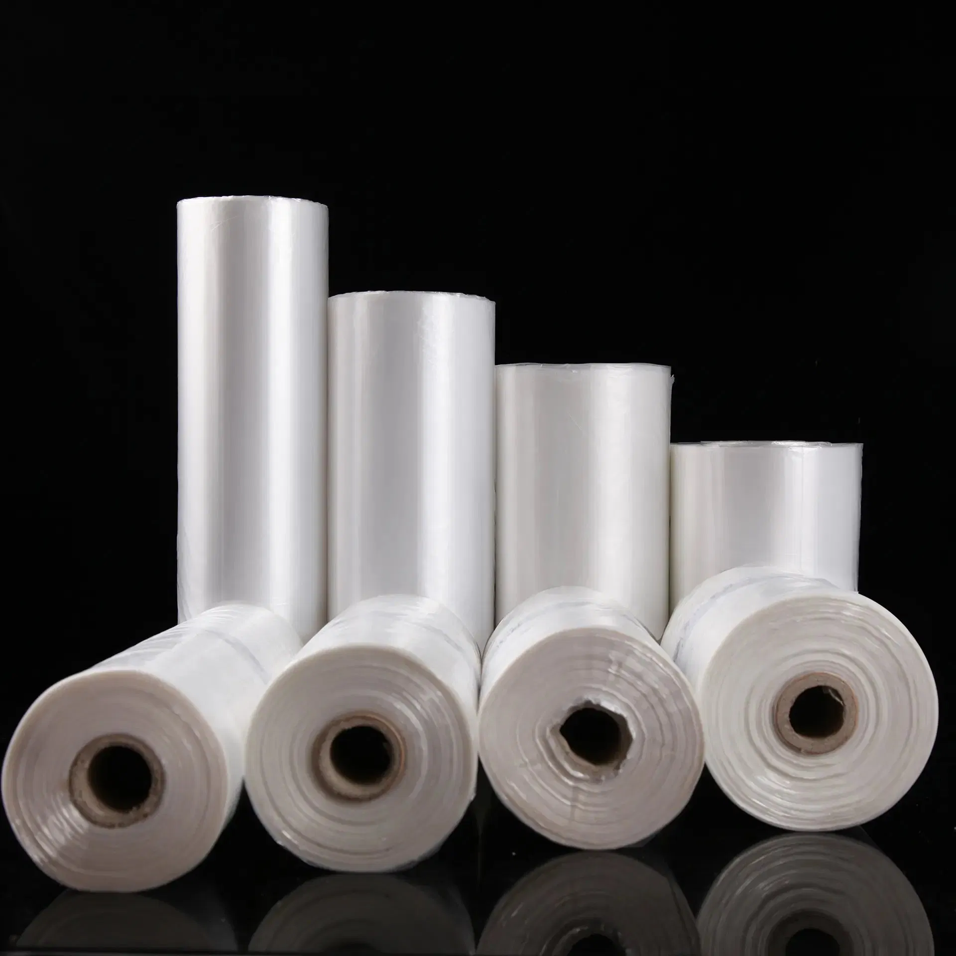 Custom Extra Large Food Grade Transparent Household Goods Packaging Flat Roll Bags