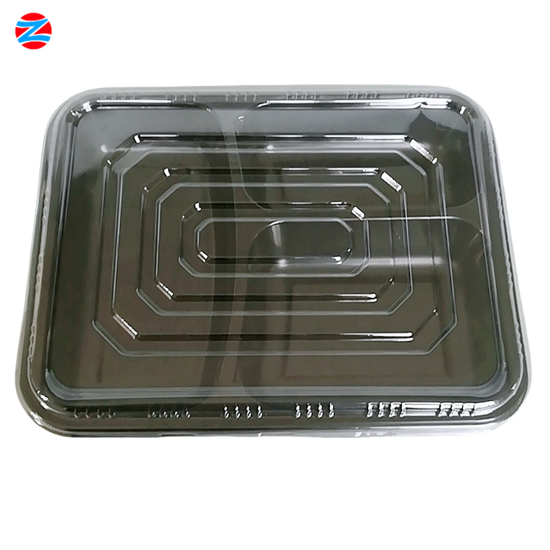 Food Grade Disposable Cpet Tray Plastic Fast Food Package Tray Cpet Tray Manufacturers