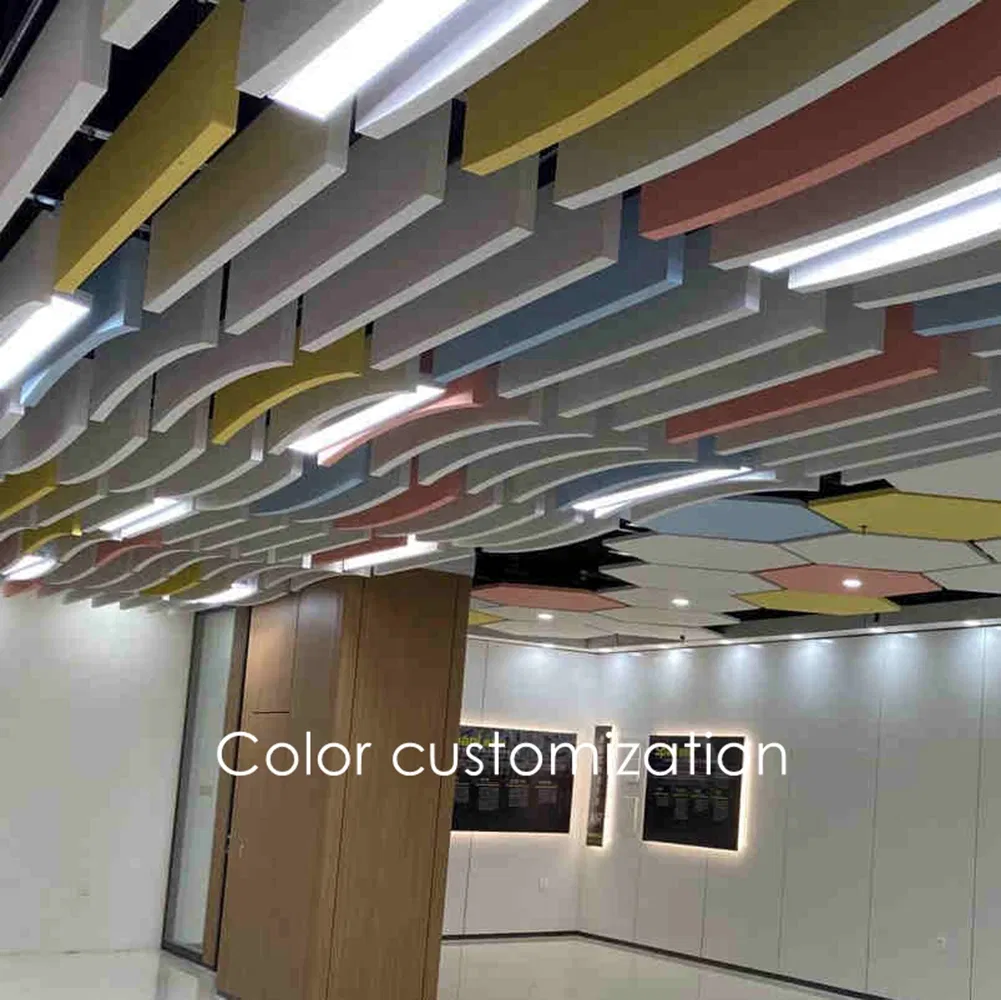 Hanging Acoustic Cloud Round Shape Acoustic Cloud for Office 1200X1200mm Acoustic Cloud