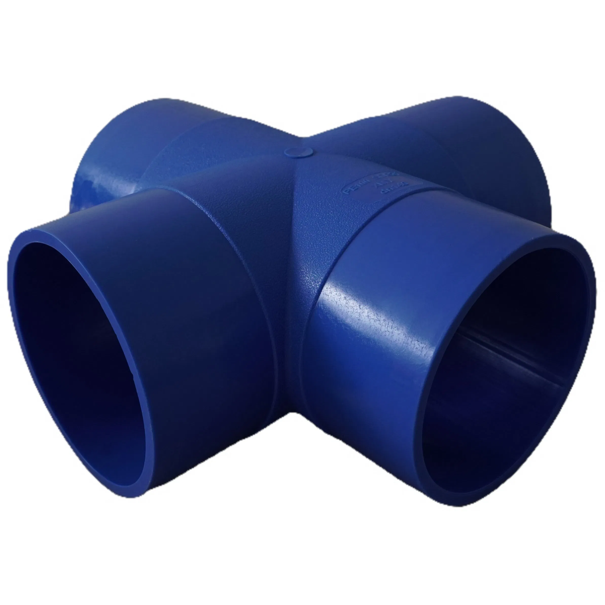 Equal Cross Tee Butt Fusion HDPE PE100 Customizable