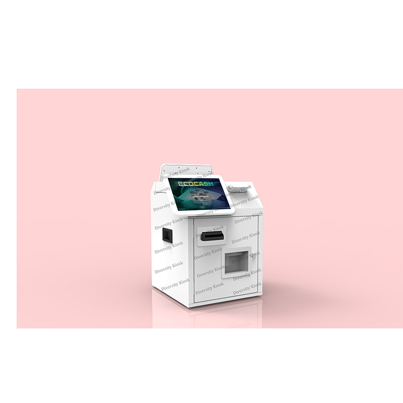 Hot Sale Bill Acceptor Motorized Magnetic Card Reader Cash Deposit and Withdraw Kiosk Terminal Display Cabinet