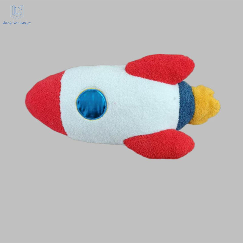 Wholesale Langyu Cute Stuffed Space Rocket for Kids Soft Astronaut Rocket Plushie Gift Kids Toys