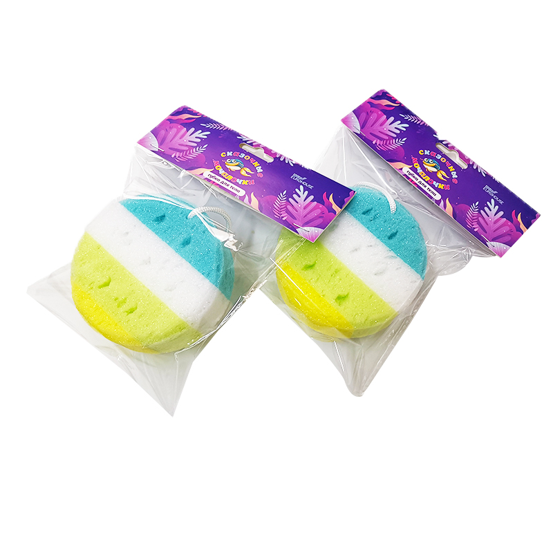 Colorful Soft Baby Bath Sponge Wit String