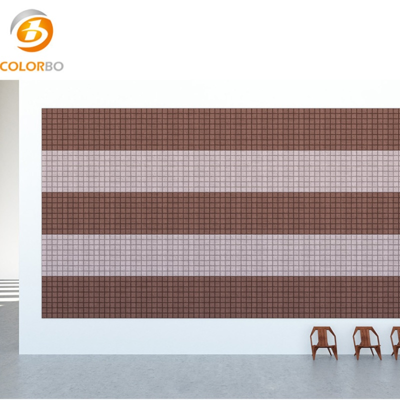 1160*580 mm Color Customized Natural Wood Board Acoustic Wall Tiles