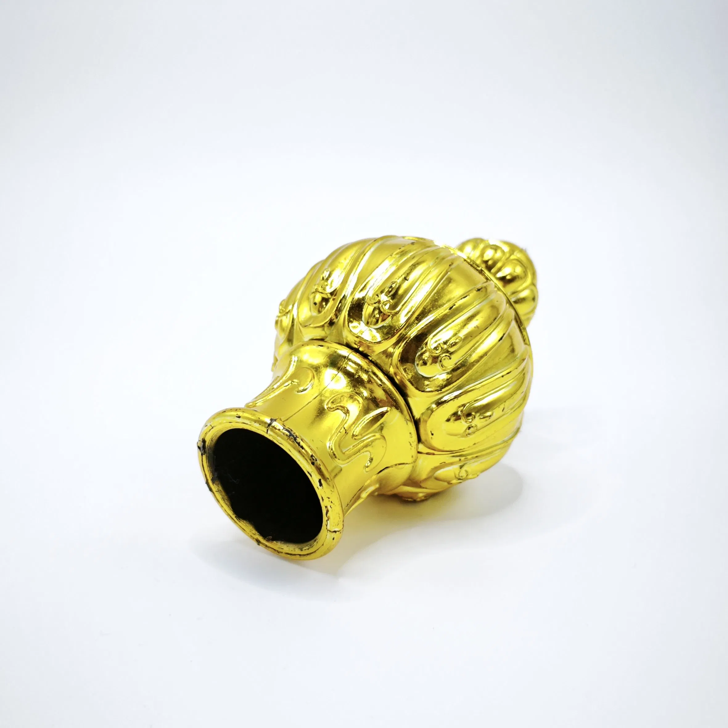 Factory Price Curtain Rod Accessories Plastic China Window Cheap Curtain Finials