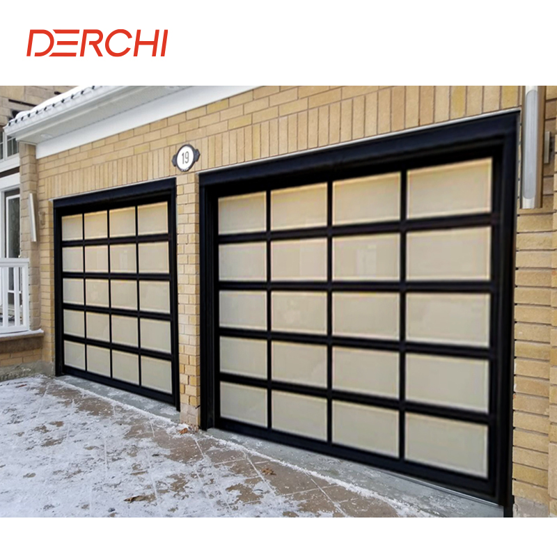 Frosted Glass Garage Door Tempered Glass Sectional Garage Doors