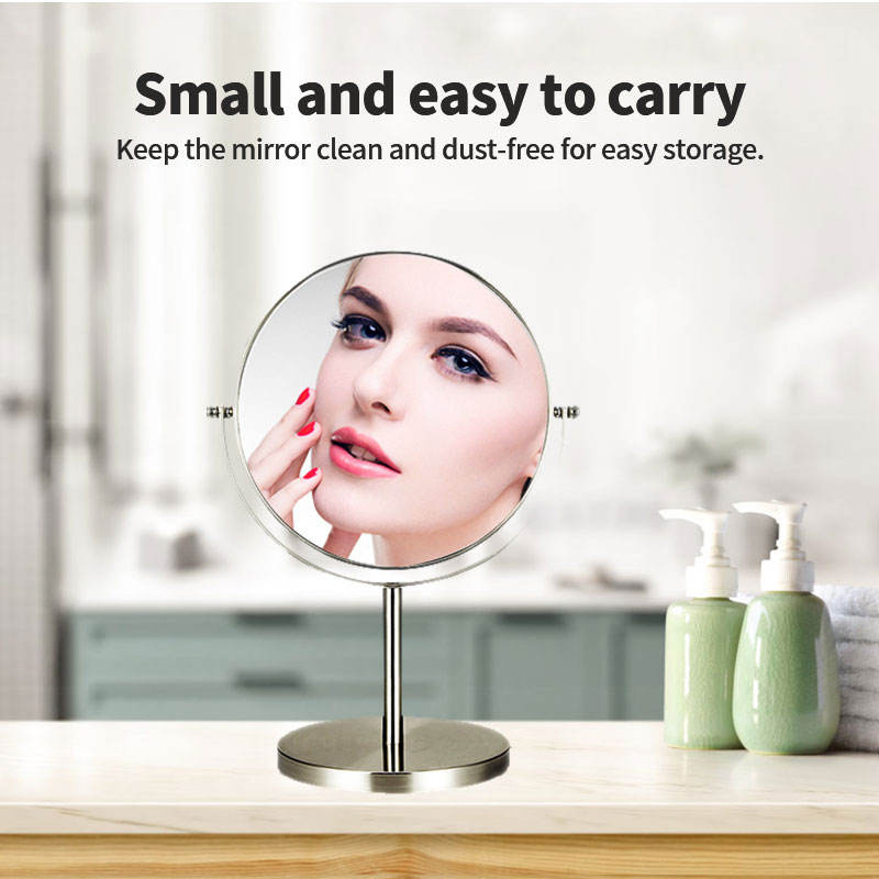 Makeup Mirror Personal Beauty Dressing Desk Round Makeup Vanity Mirror