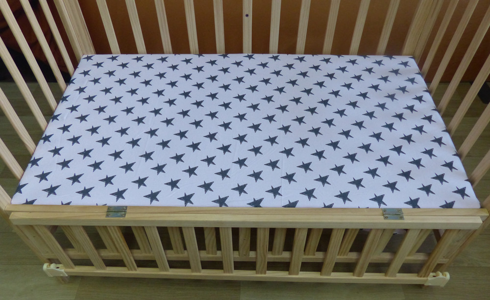 Custom Designs Elastic Crib Sheet 100% Cotton Jersey Baby Fitted Sheet