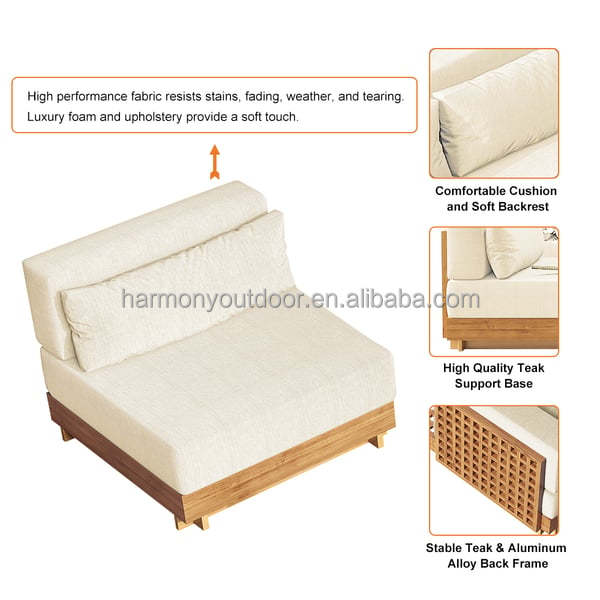 Диван садовый деревянный водонепроницаемые подушки