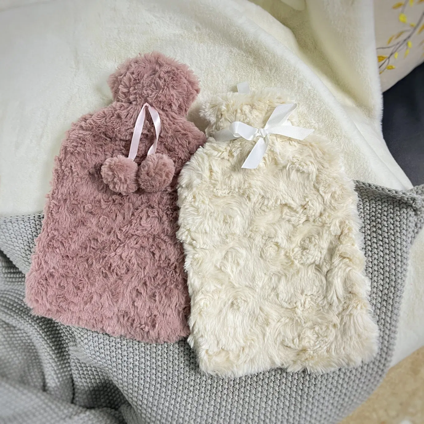 Free Sample Hot Water Bottle Water Injection Reusable Rubber Hot Water Bag