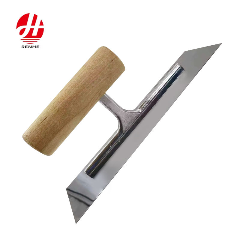 Premium Stainless Steel Masonry Trowel with Comfortable Wood Handle