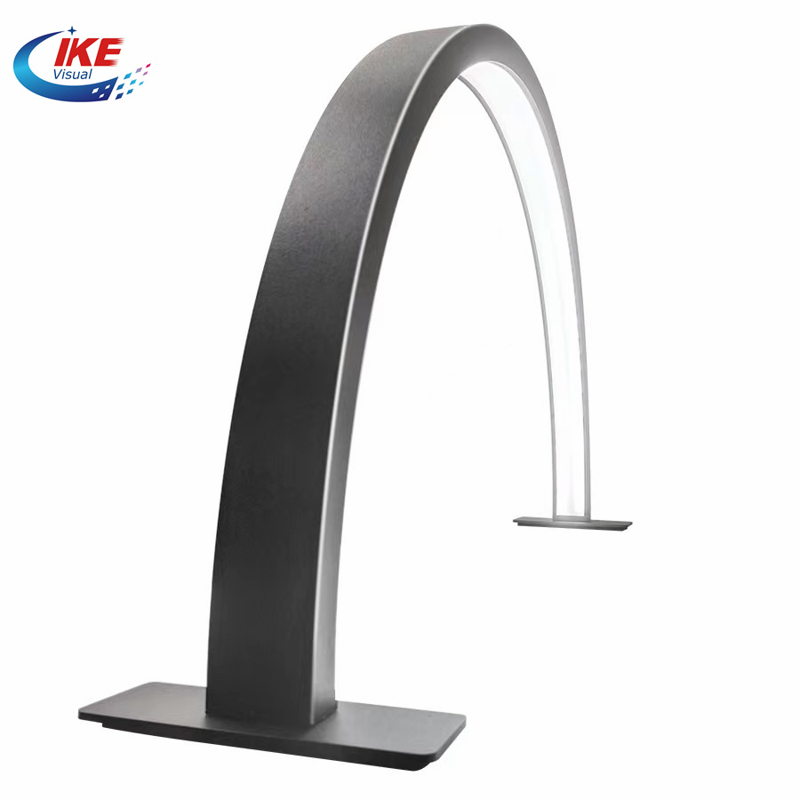 New Design Eyelash LED Light Nail Table Half Moon Magnifier Photography Eyelash Table Ring Light Lamp for Nail