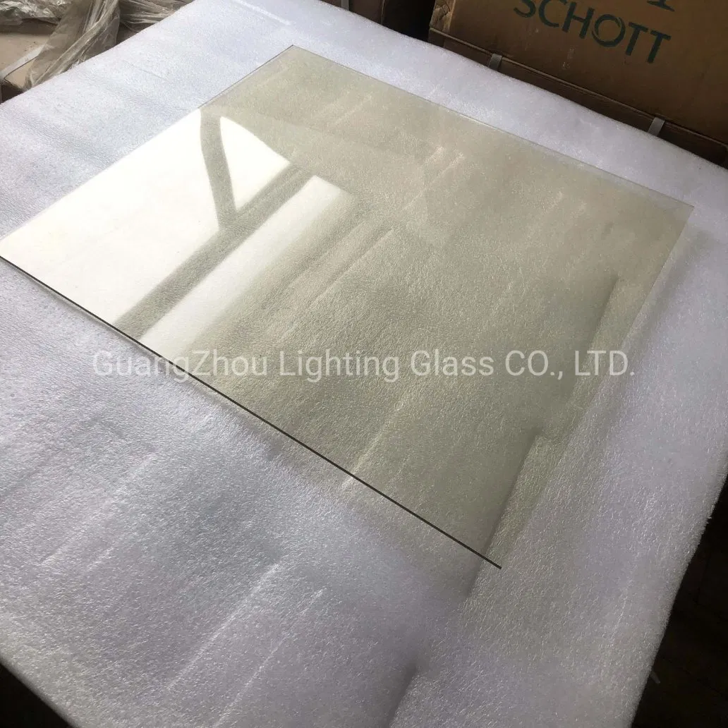Schott Transparent Microcrystalline Glass, Tawny Color, Resistant to 800 º C High Temperature, and Capable of Irregular Processing, Grinding, and Drilling