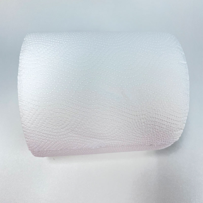 Wholesale 2 Ply Tad Popular Sale Eco-Friendly Disposable Virgin Wood Pulp Tissue Paper Roll Kitchen Paper Towel Roll