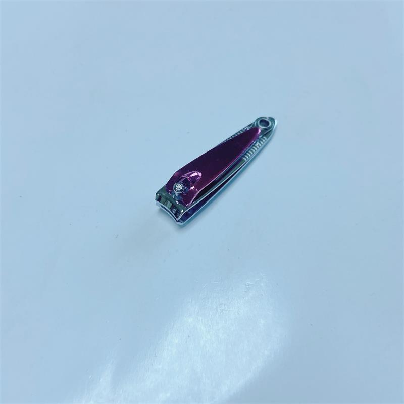 Finger Nail Clipper Cutters with Colorful Electrophoretic Handle