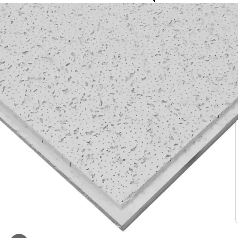 605X605mm Ceiling Tile Fireproof Acoustic Mineral Fiber Wool Suspended Ceiling Board