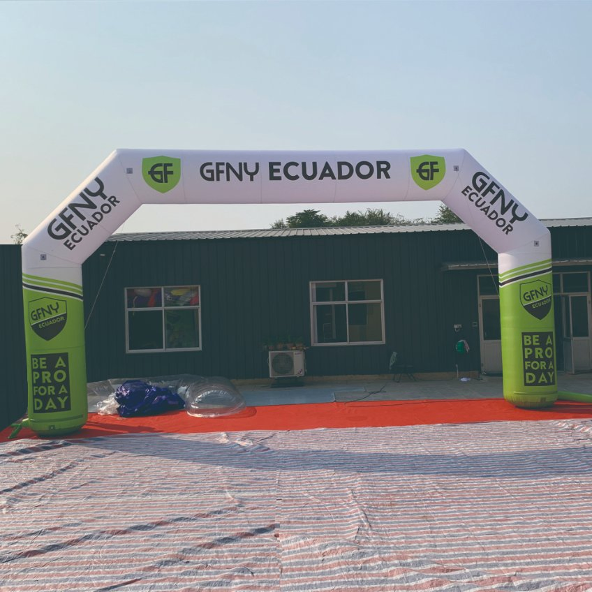 Extra Wide Inflatable Car Dealership Entrance Arch