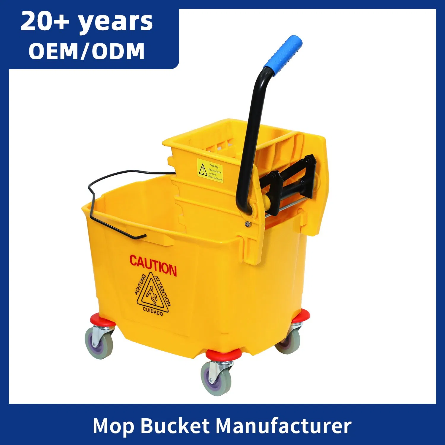 24L Hot Sale Factory Directly Down Press Wringer Mop Bucket