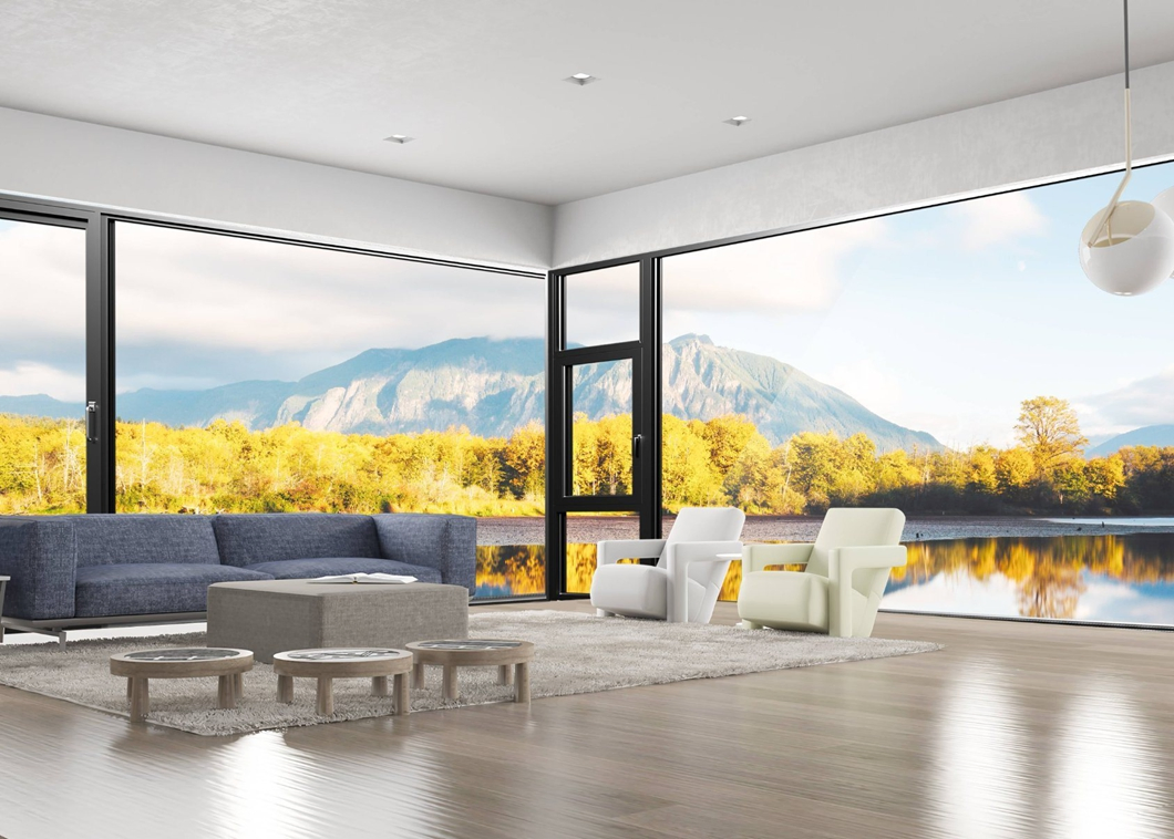 Narrow Frame American Casement Tilt and Turn Aluminum Glass Window and Door Factory Price