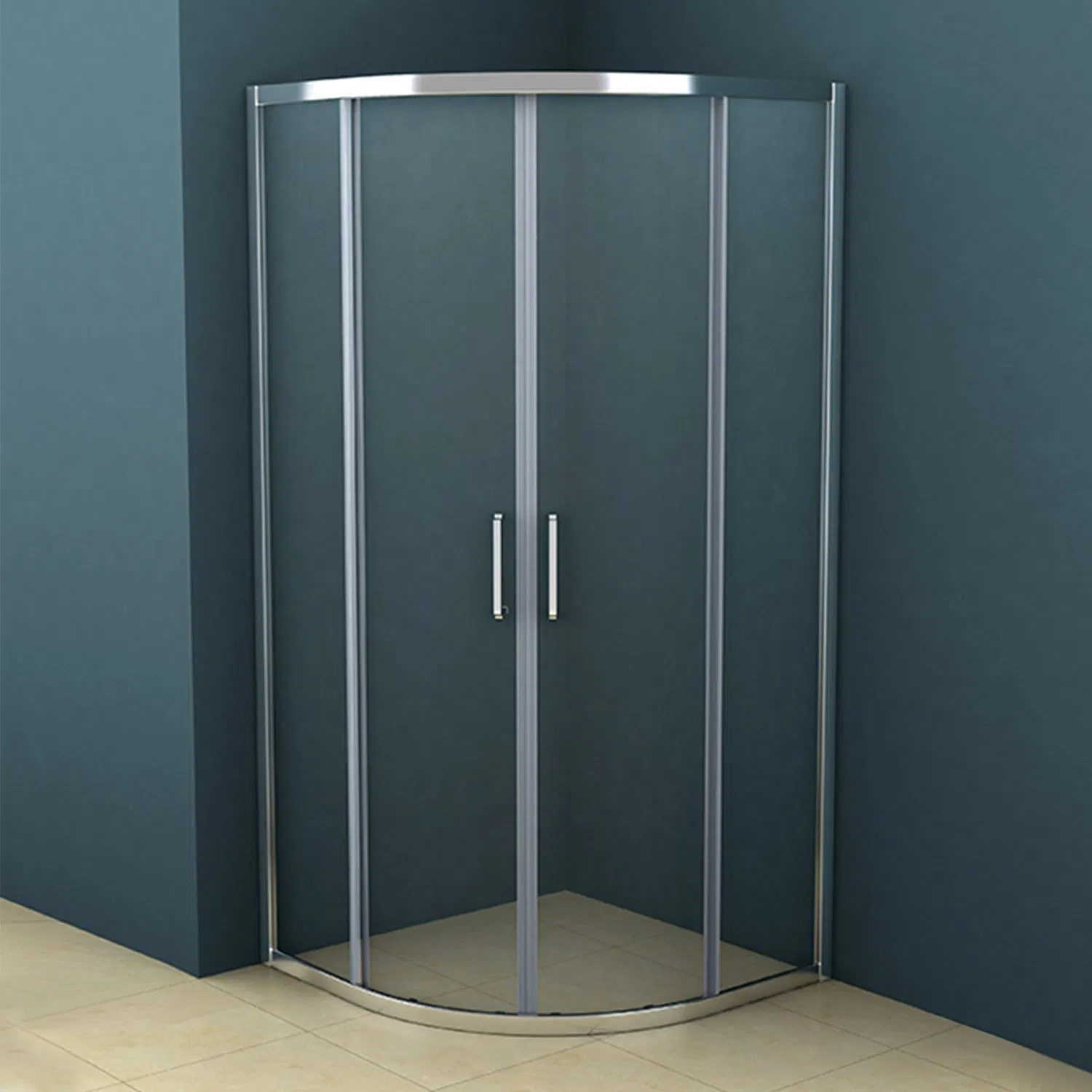 Luxury Tempered Glass Shower Door Fashion Simple Bathroom Enclosure (HS42A)