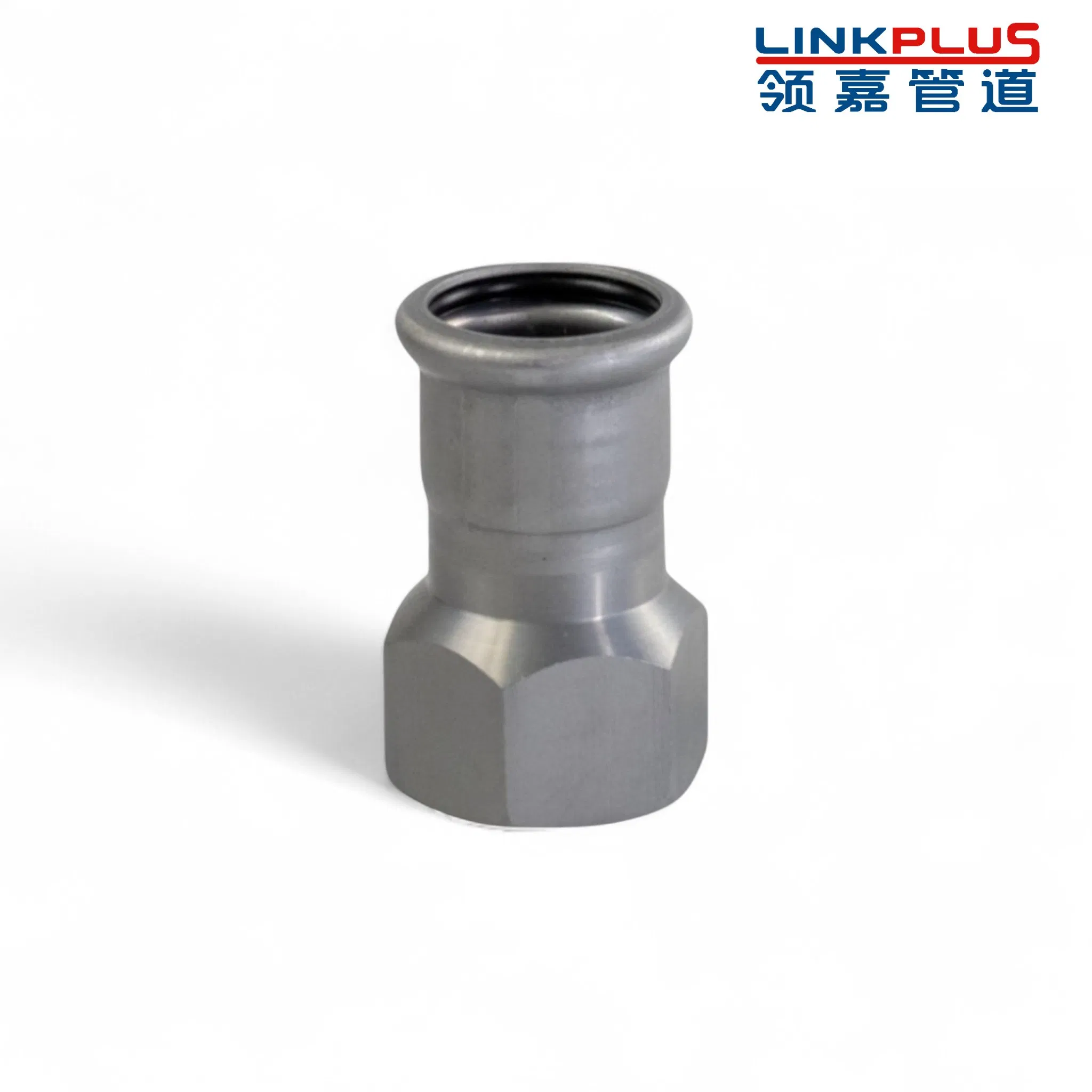 Adapter with Female Thread, Superior Anti-Corrosion Alloy Coating, Carbon Steel, Best Selling Press Joint Fitting